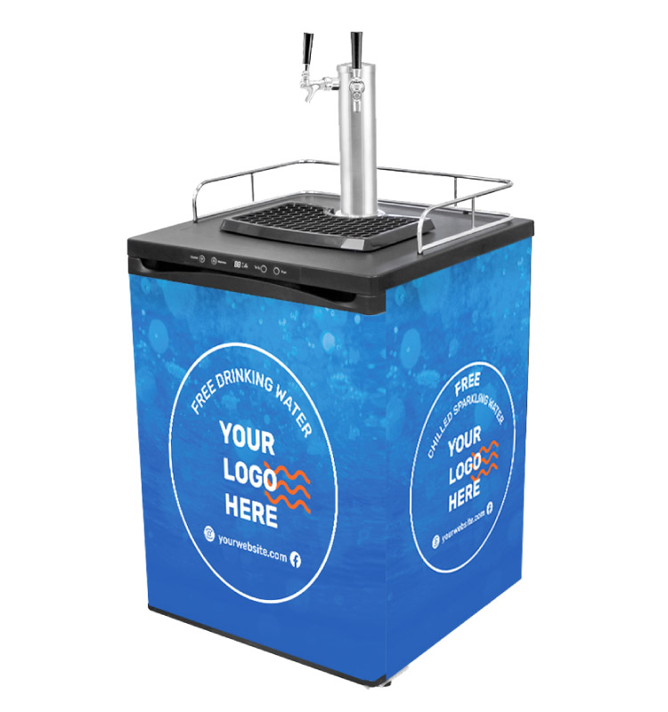 Cube-Water-bar_your-logo-here-in-blue