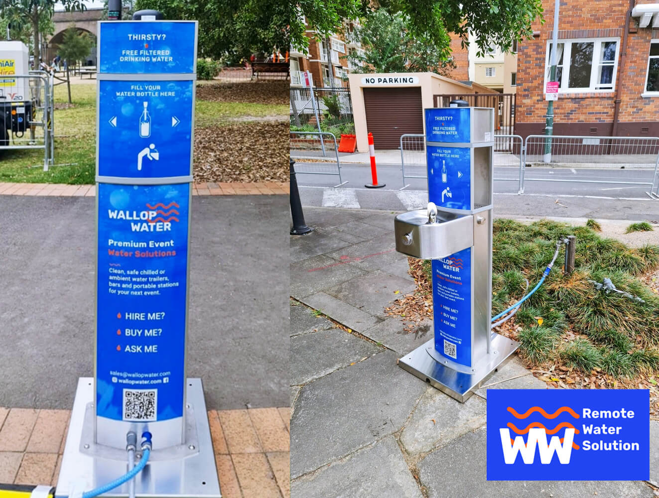 City of Sydney Reduce Single-Use Water Bottles Through WALLOP WATER EVENTA Trio 