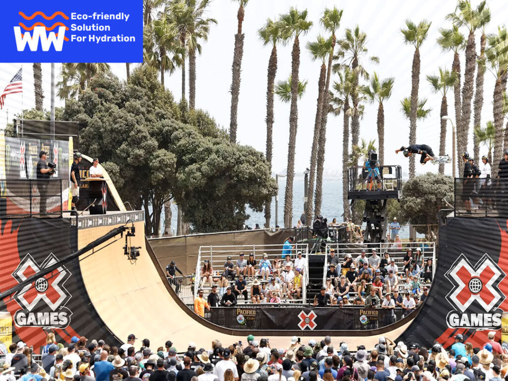 WALLOP WATER Revolutionizes Event Hydration at X-Games California