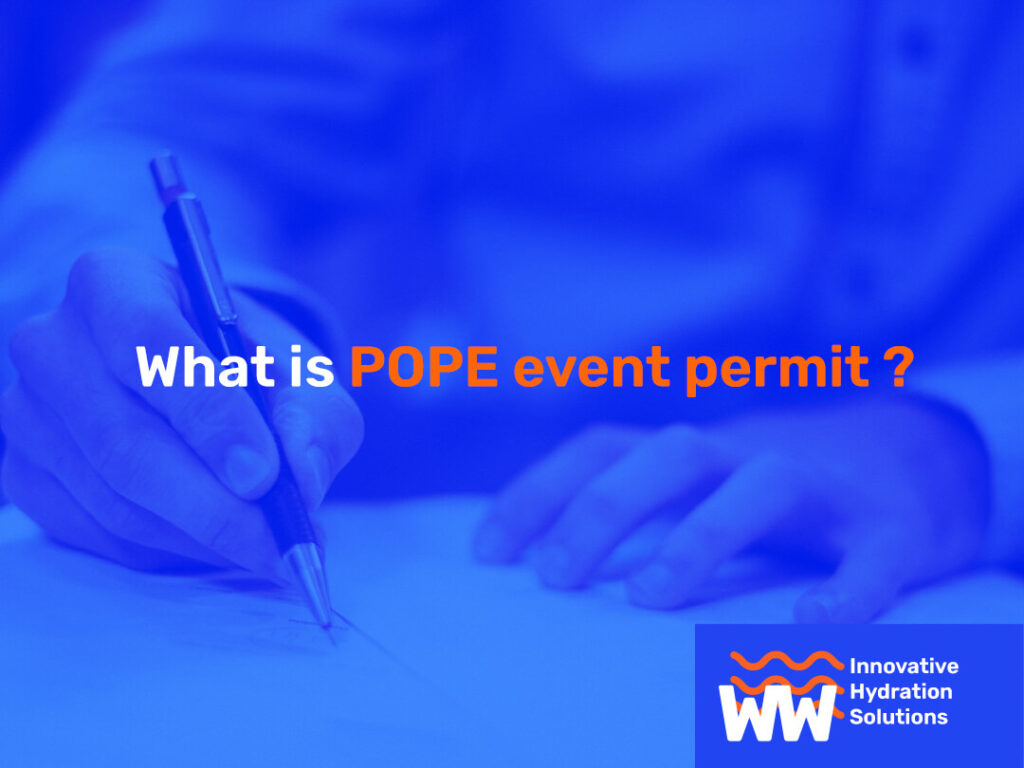 What is POPE permit, WALLOP WATER can help you