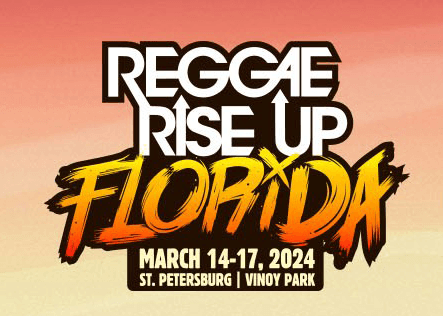 Reggae Rise Up St. Petersburg Florida 2024 banner