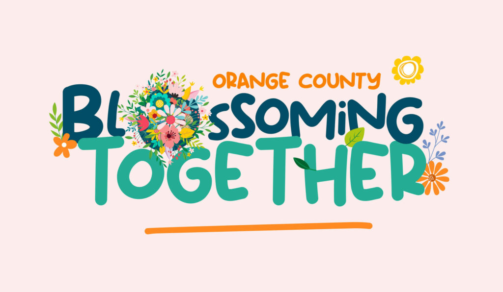 Orange County - Blossoming Together Great Park Irvine 2024 event banner