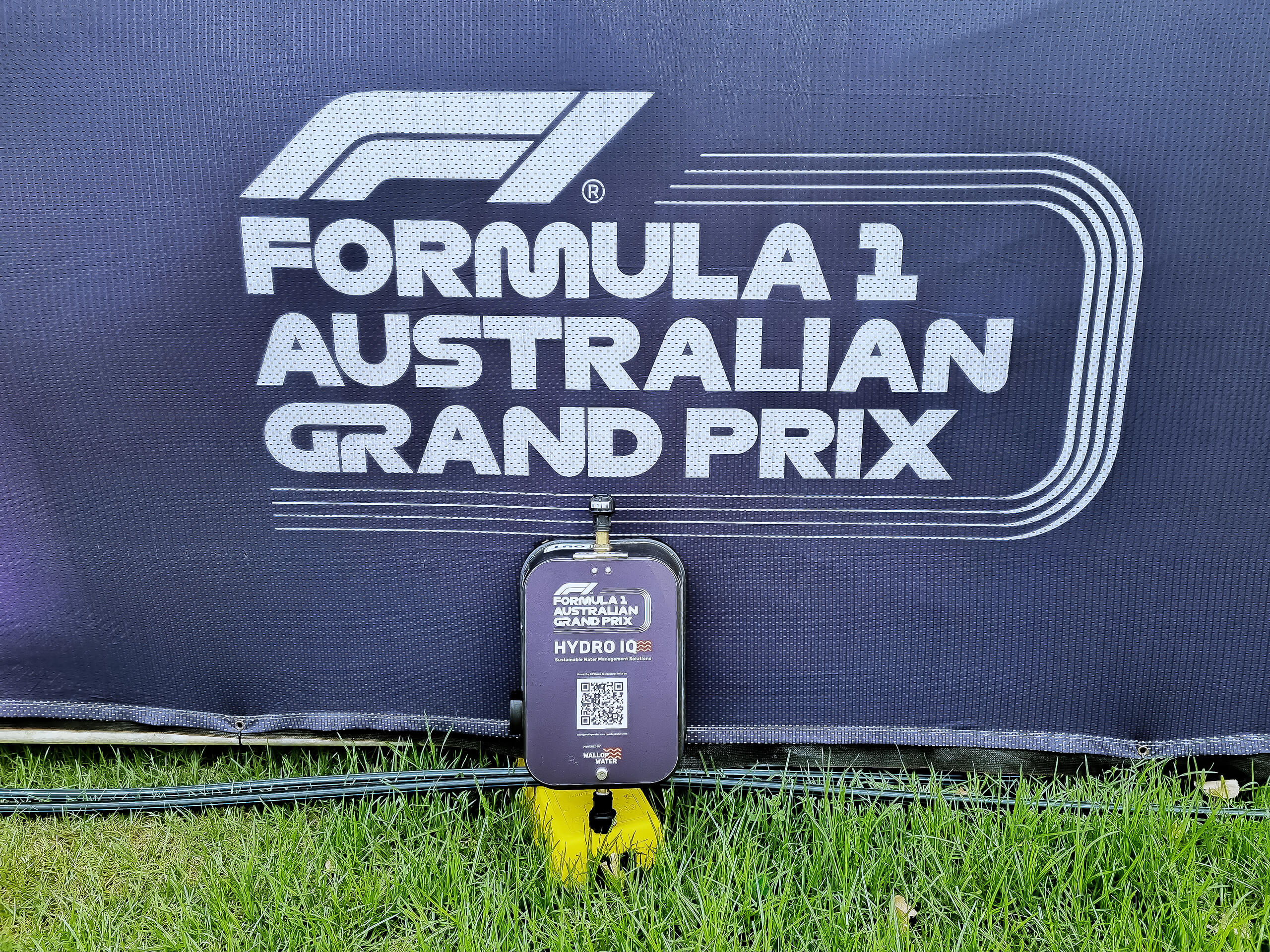 Hydro IQ technology, an innovative solution that provides real-time monitoring of water usage across the venue for 2024 Australian F1 Grand Prix