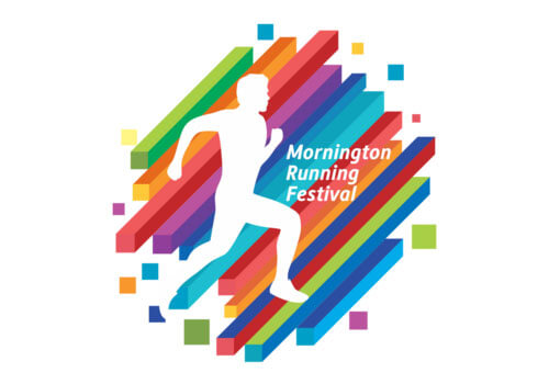 Mornington running festival event logo
