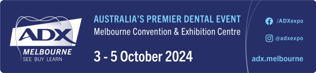 ADX Melbourne 2024 event banner in blue