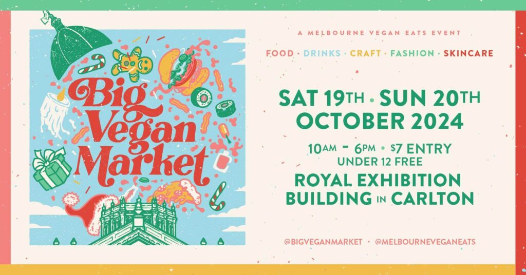 Big Vegan Market October 2024 event poster