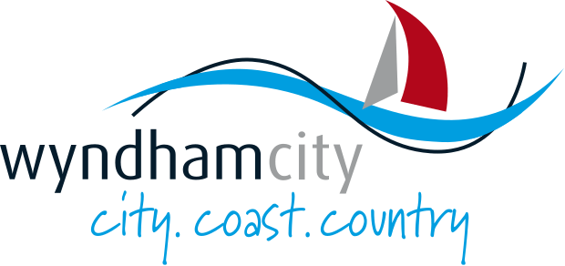 Wyndham City logo with sailboat silhouette.