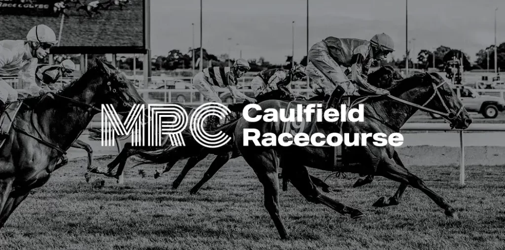 Horse racing at MRC Caulfield Racecourse