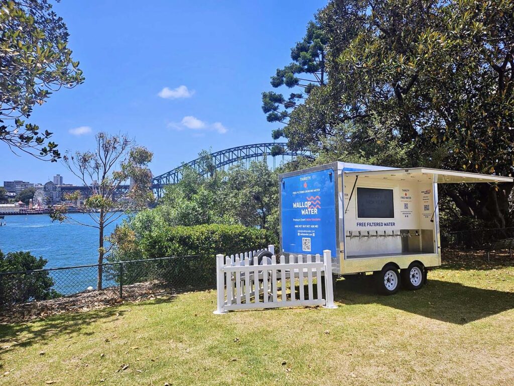 Filtered water station near Sydney harbor bridge.