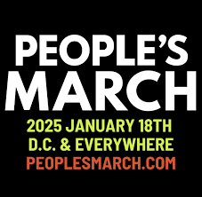 People's March event, January 18th, 2025, nationwide.