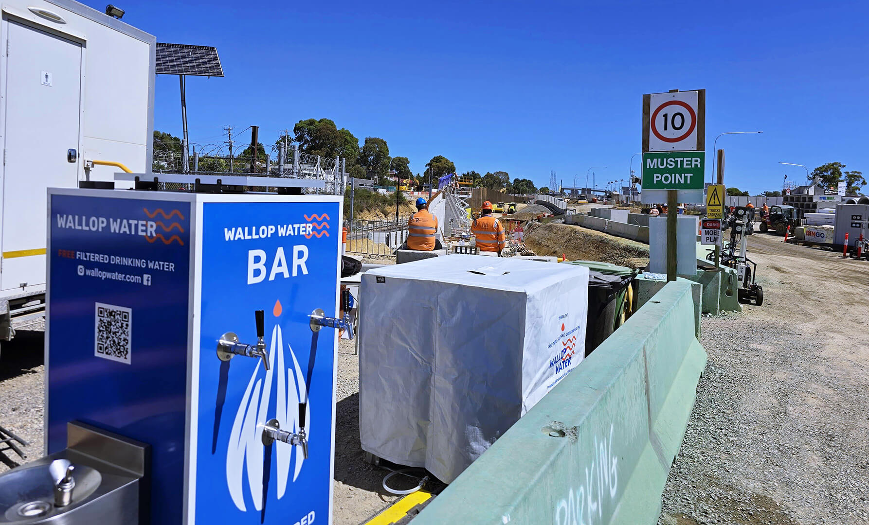 WALLOP WATER’s MONSTER BAR boosts hydration at the M80 Road Build