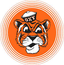Illustration of tiger wearing an OXY hat.