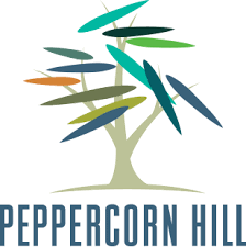 Peppercorn Hill logo with stylized tree.