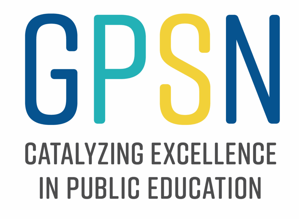 GPSN logo, catalyzing public education excellence.