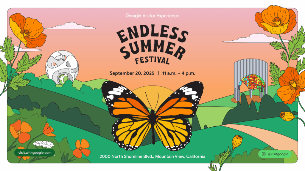 Endless Summer Festival 2025 with butterfly illustration.