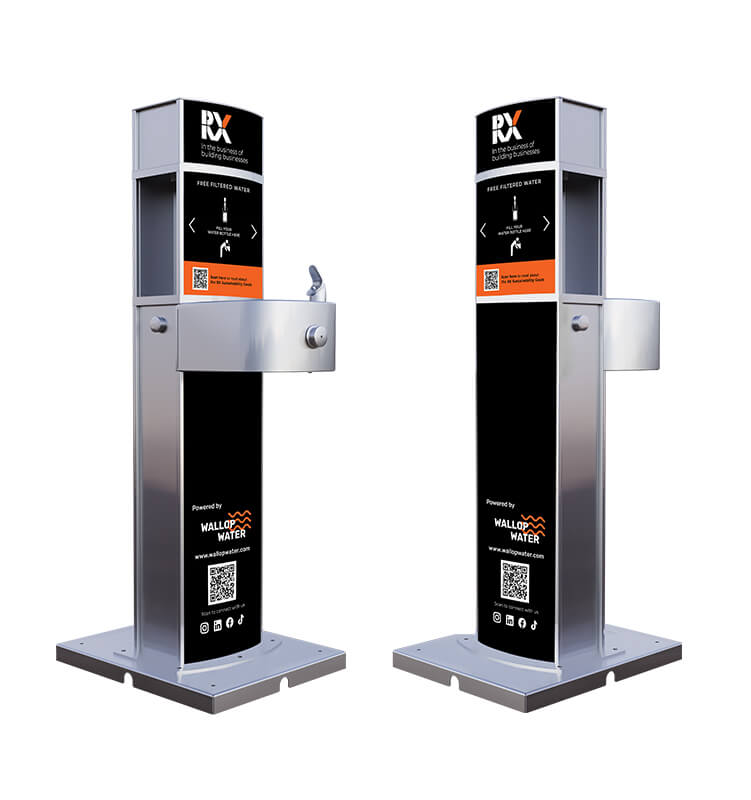 Wallop Water filtered water stations