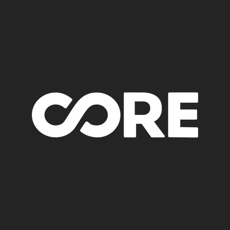 CORE logo with infinity symbol