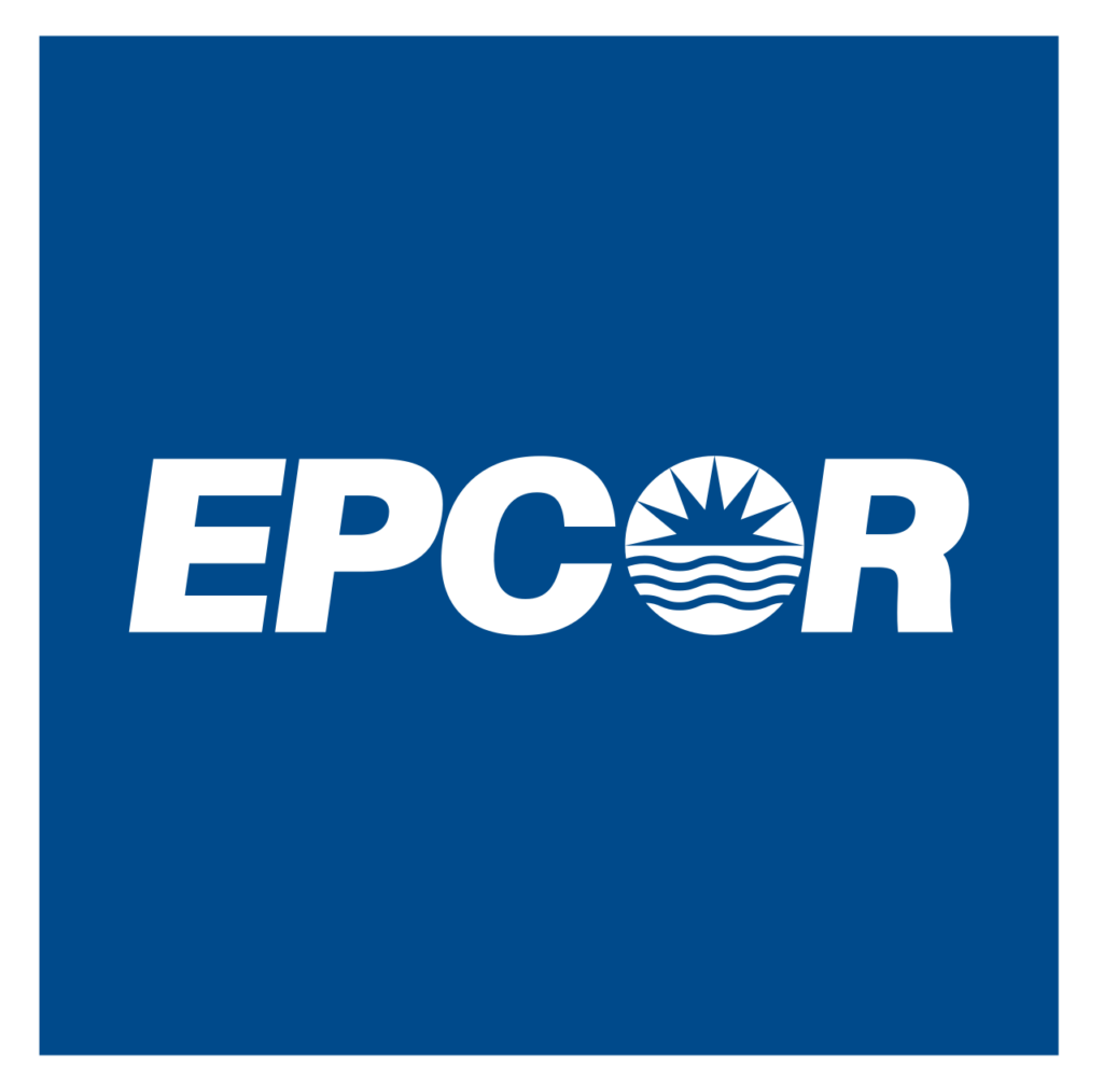 EPCOR logo with sun and water symbols