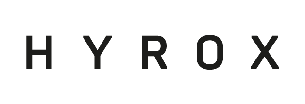 HYROX logo in black text