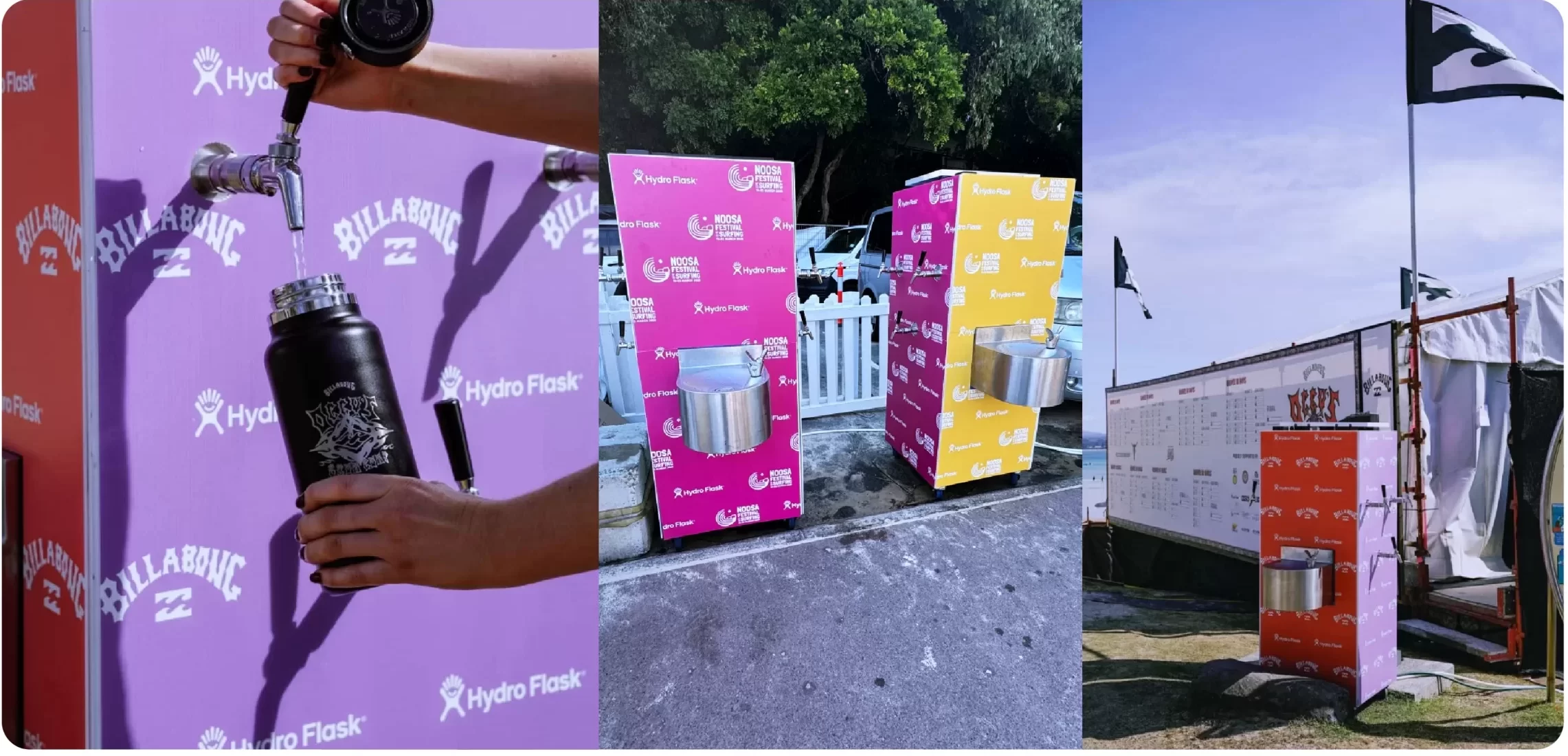 Hydro Flask Monster Bar at outdoor event