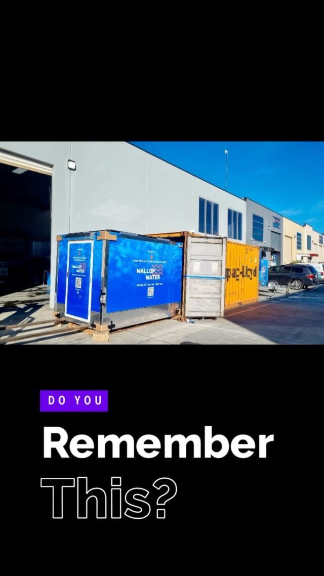 When a WALLOP WATER dream becomes a reality through teamwork, entrepreneurs, passion, innovation, tech and sustainability - congratulations to our Australian and US teams on the North American launch of our hero of the fleet - TRAILER BAR 2.0 #wallopwater #wallopwateraustralia #wallopwaterusa #wallopwatertrailerbar #wallopwaterchilledfilteredwater #wallopwaterremotewatersolutions