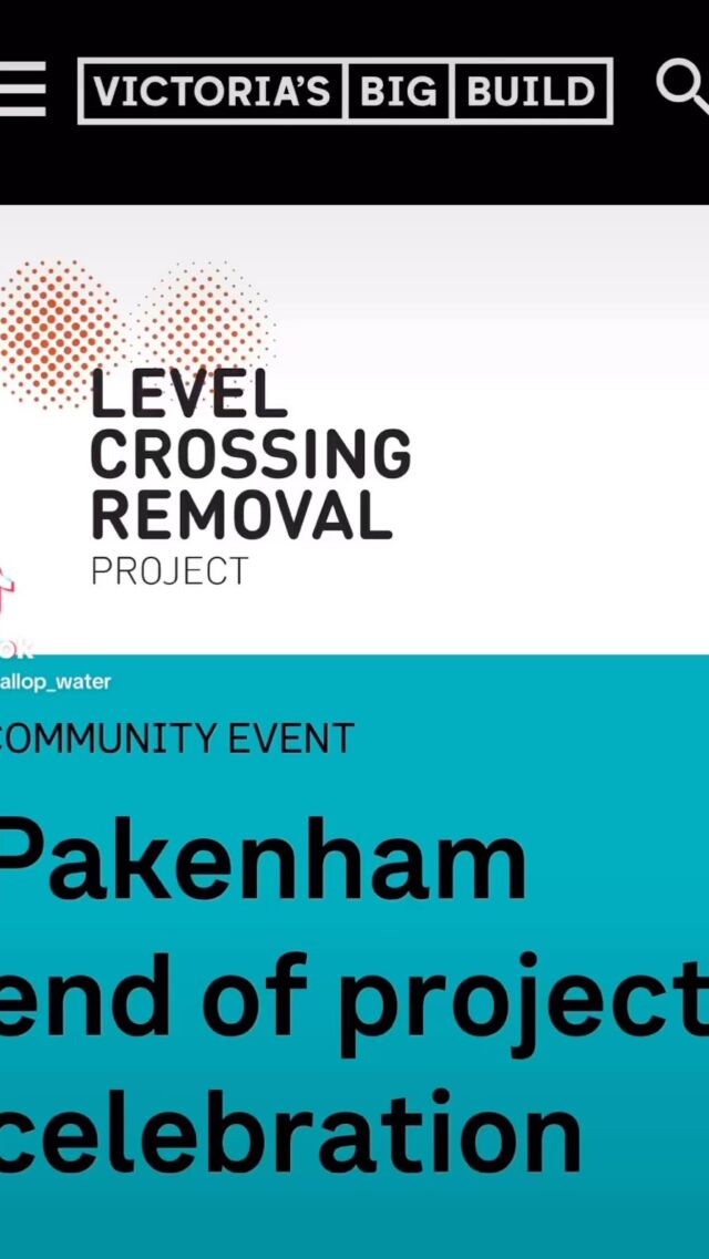 Summer has arrived in Melbourne and the celebration of the PAKENHAM Level Crossing Removal will be in full swing with @fruitbowleventsagency - today they will need chilled filtered water and today #wallopwater will deliver #wallopwaterremotewatersolutions to serve #wallopwaterchilledfilteredwater from #wallopwatertrailerbar #pakenham