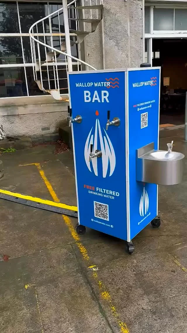 Rain hail or shine we keep everybody hydrated #wallopwater #wallopwateraustralia #wallopwatermonsterbarwithbubbler #melbourne