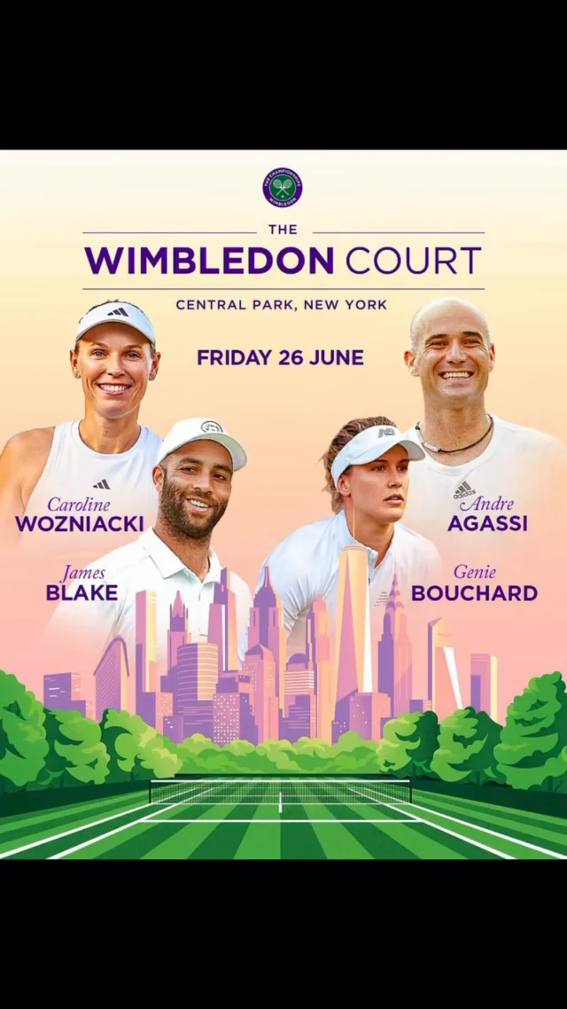 Let’s re-create Wimbeldon in Central Park - why not we say! #wallopwater #wallopwaterusa #wallopwatermonsterbar #wallopwaterbrandme #newyork